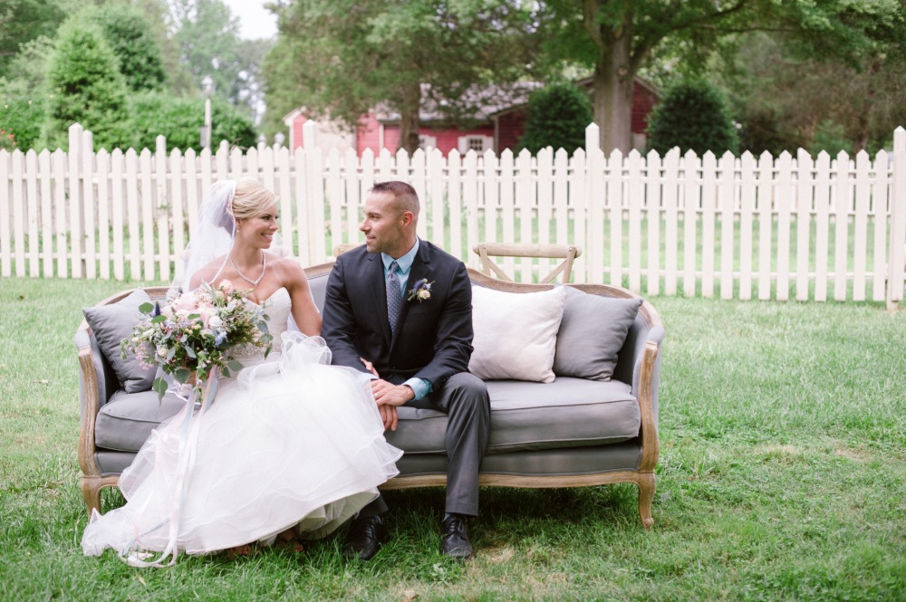 plush wedding couches for the ceremony