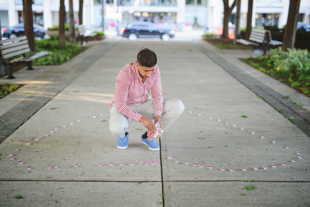 setting up the proposal scene