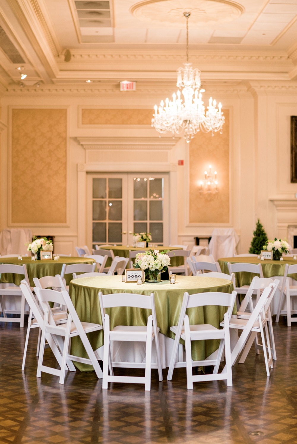 White and green reception