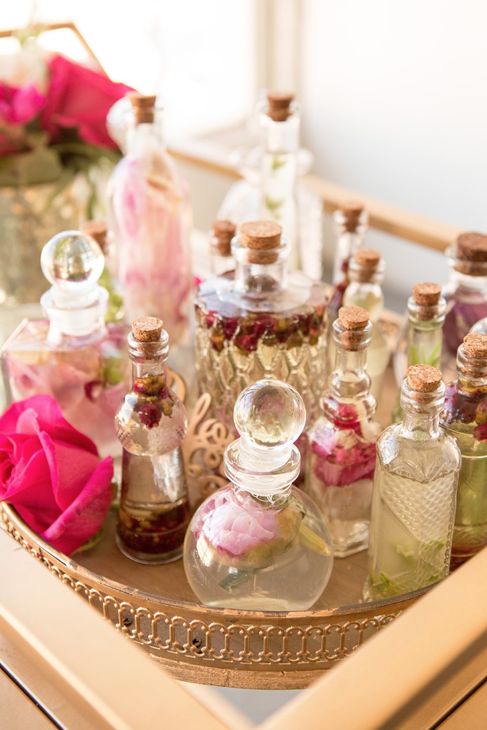 Make your own fragrance bar idea