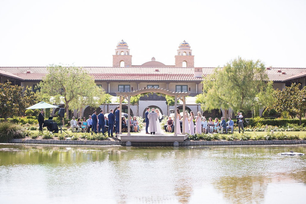 waterfront wedding ceremony