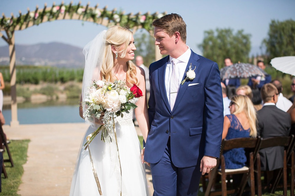 just married newlyweds
