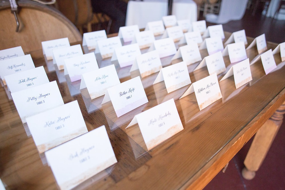 escort cards for your wedding reception