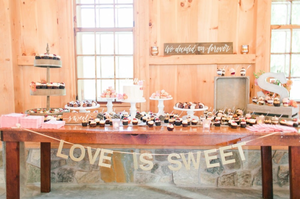 Love is sweet dessert table