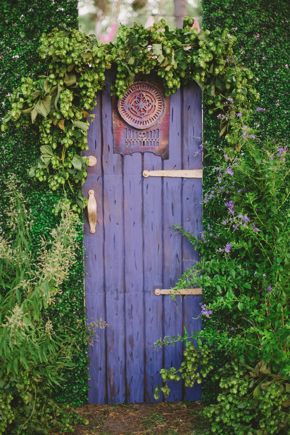 Secret garden vintage door