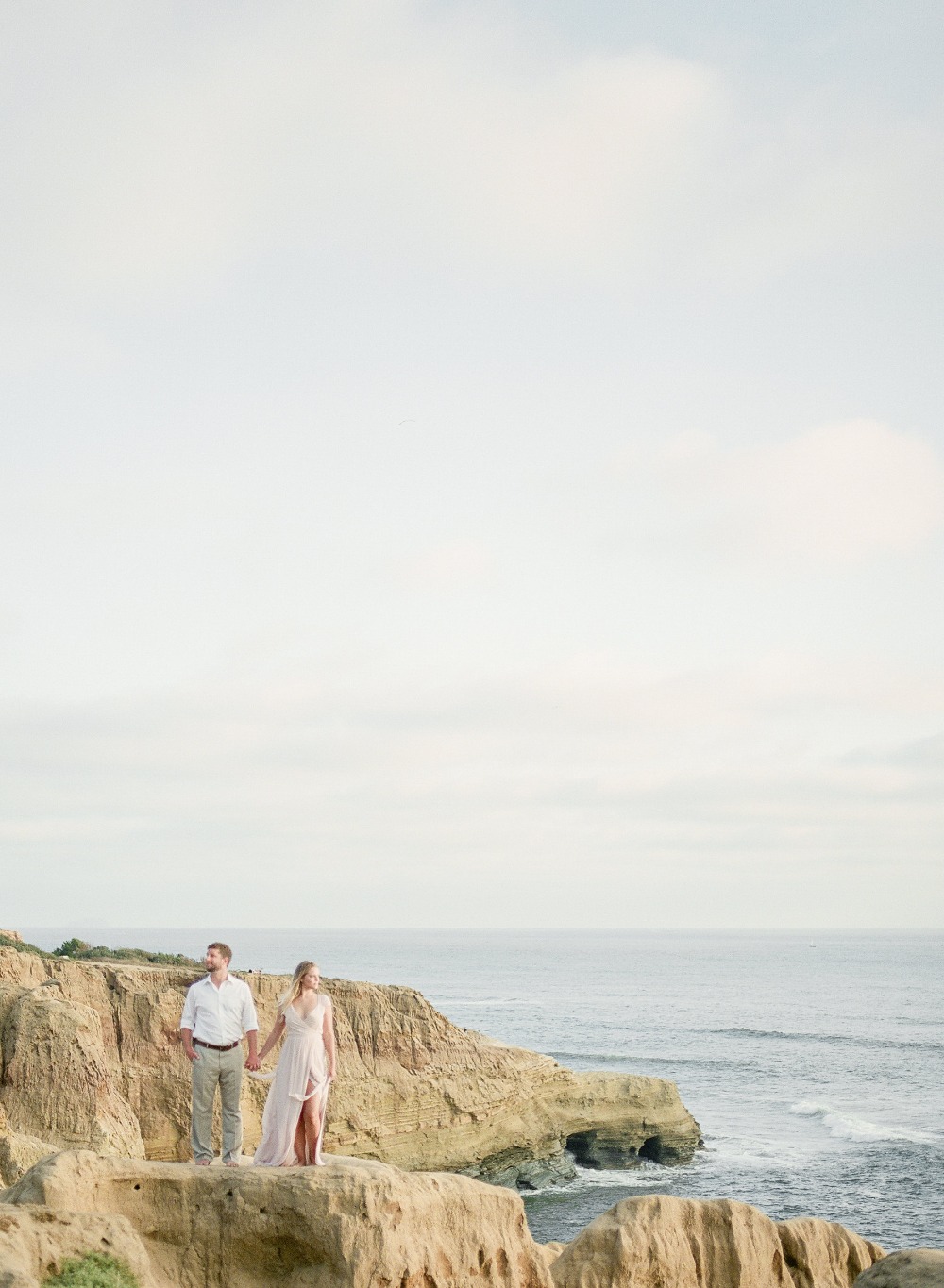 Sea cliffs wedding inspiration