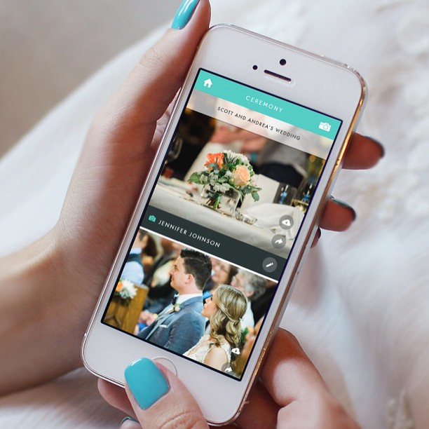 Use this app at your wedding to collect photos