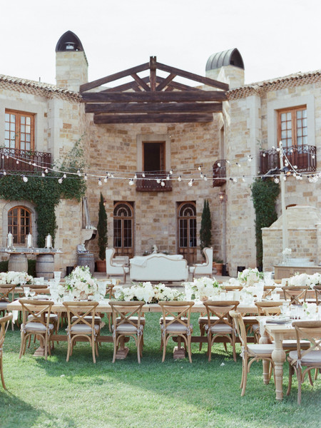 Beautiful Spring Sunstone Villa Wedding Full Of Peonies And A Puppy