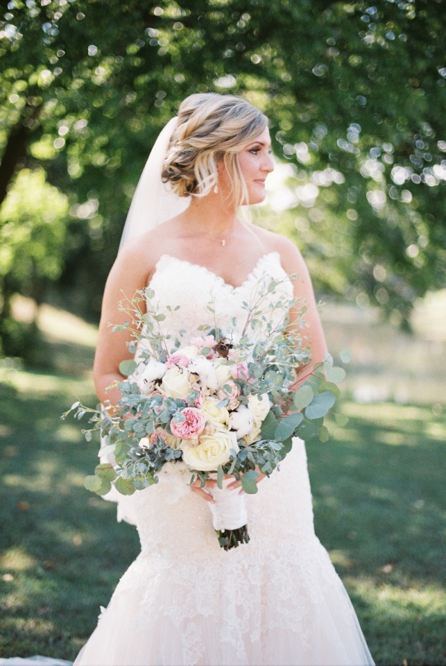 romantic southern style bouquet