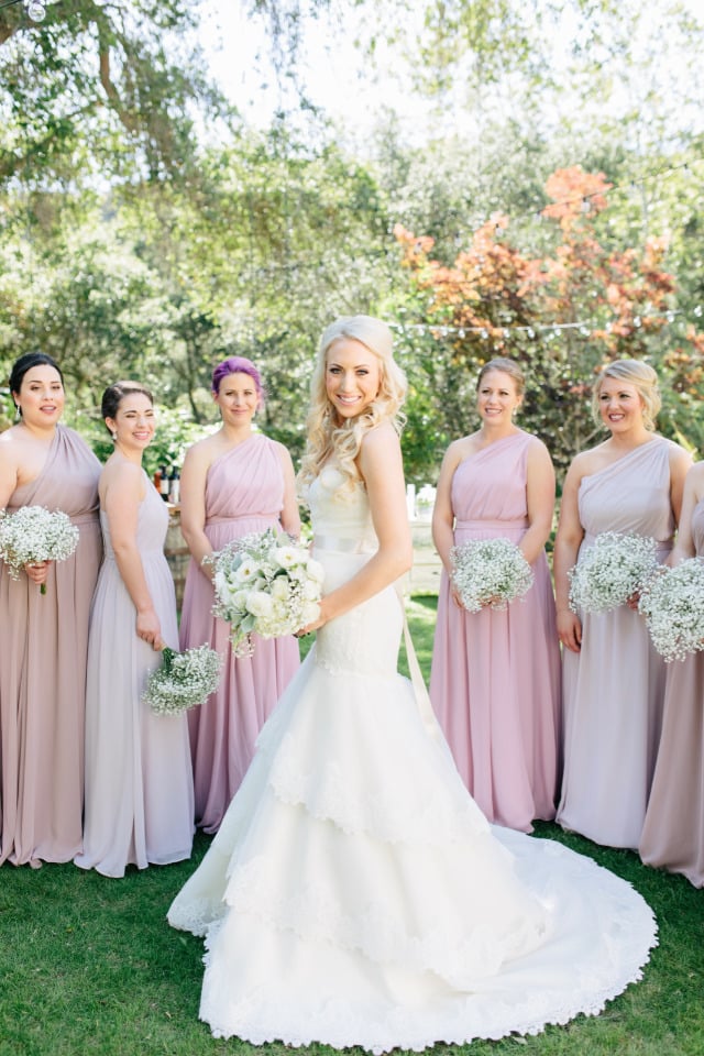 A White And Pink Wedding With Baby's Breath For Days