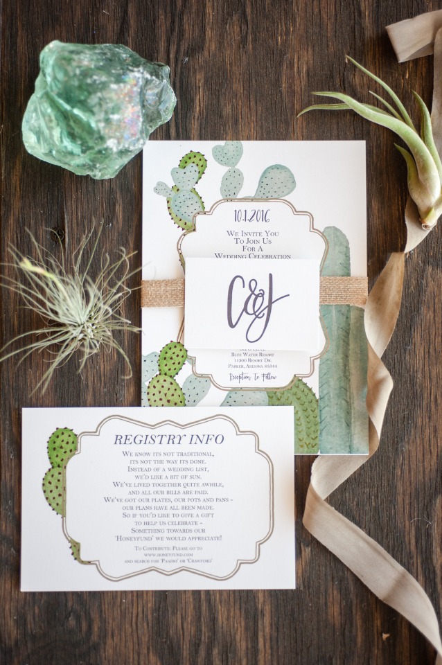 Cacti invitation suite