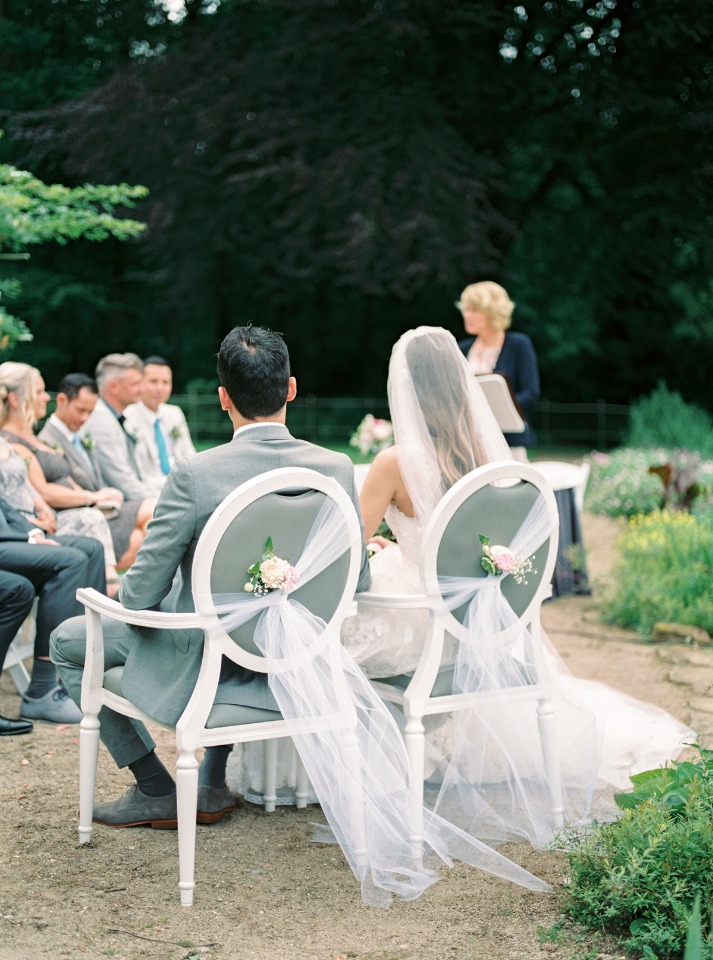 wedding seats for the bride and groom