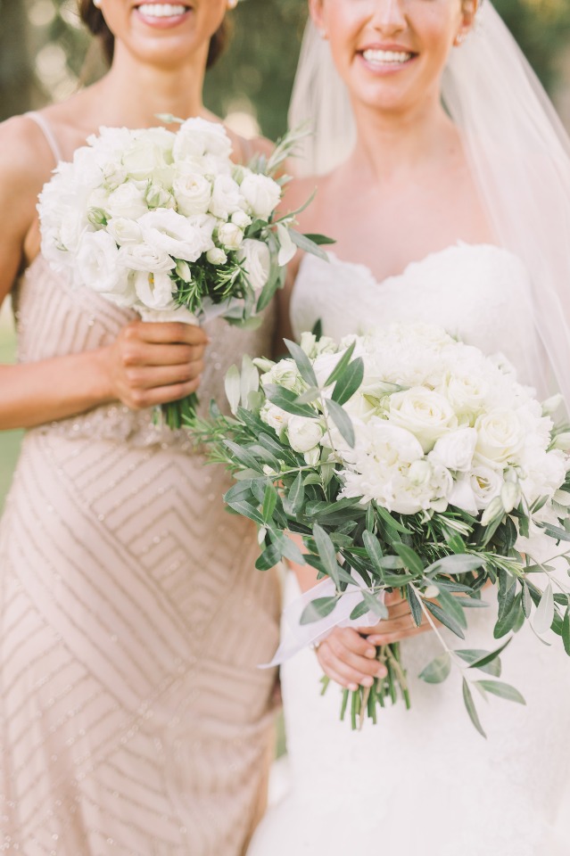 White bouquets