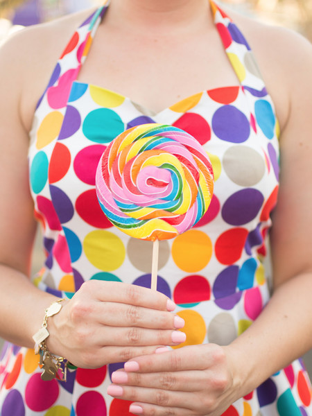 Colorful County Fair Carnival Engagement Shoot In California