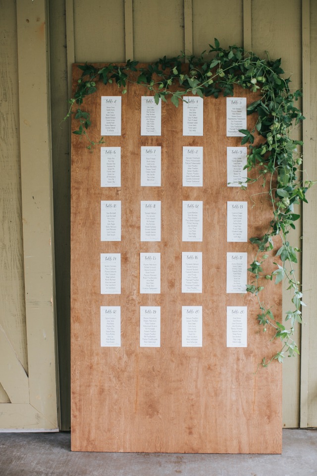 Simple seating chart