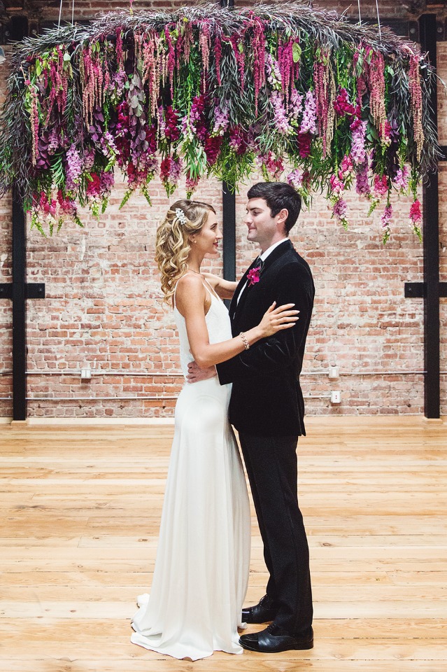 floral fantasy wedding ceremony halo