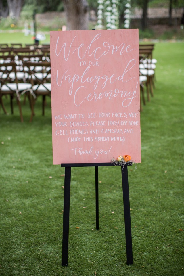 welcome to our unplugged ceremony