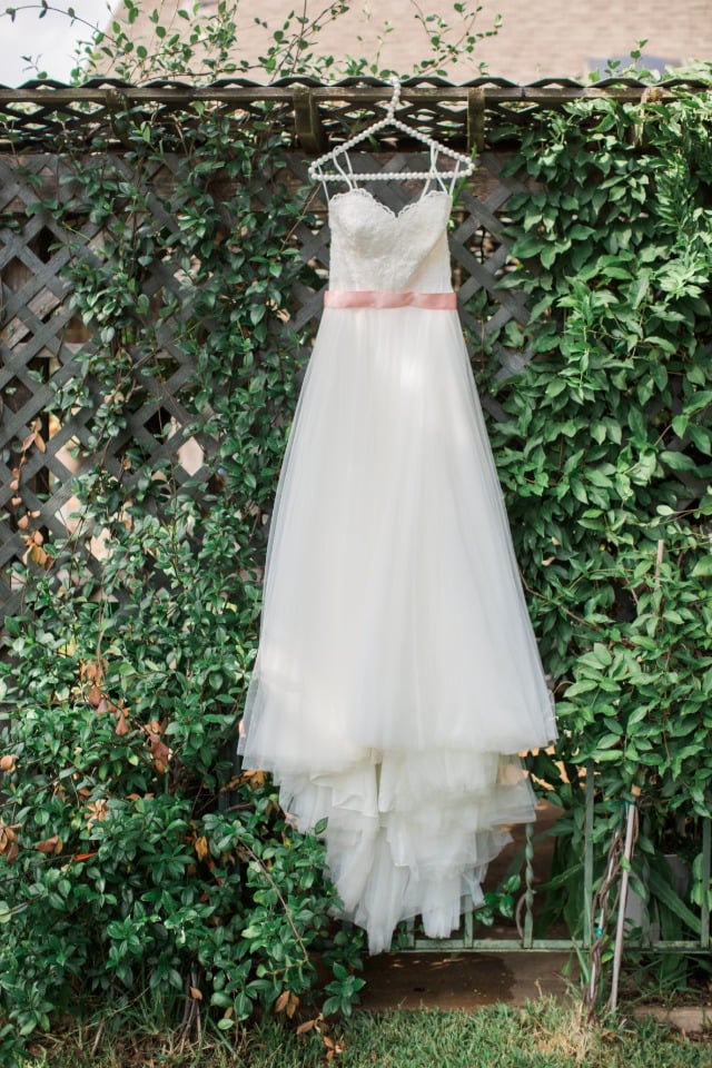 Pretty tulle wedding dress