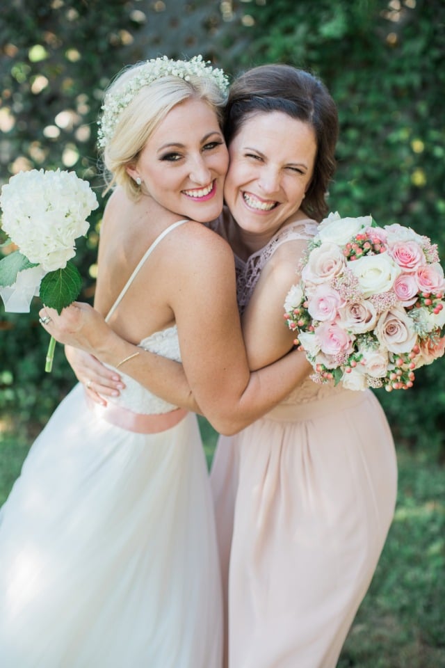 Cute bride and MOH photo