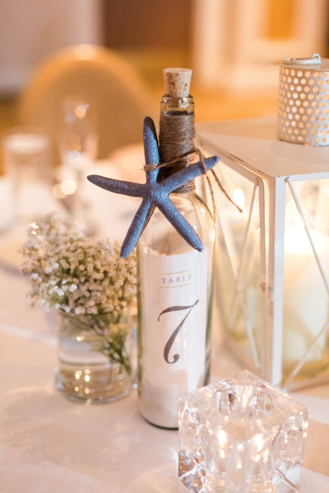 message in a bottle table numbers