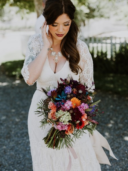 Whimsically Romantic and Fun French Bohemian Wedding In California