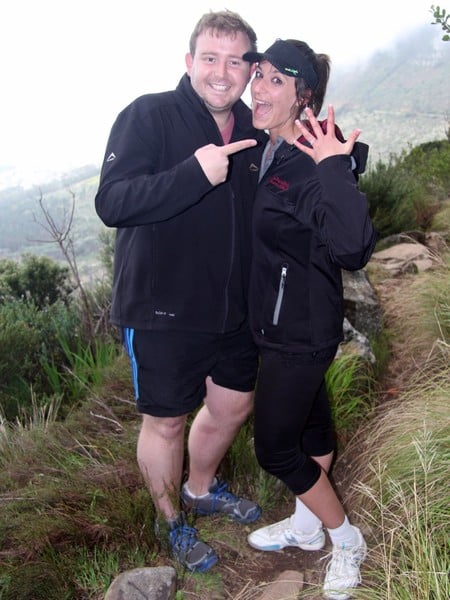 When You Know You Know Proposal on a Hike at Table Mountain