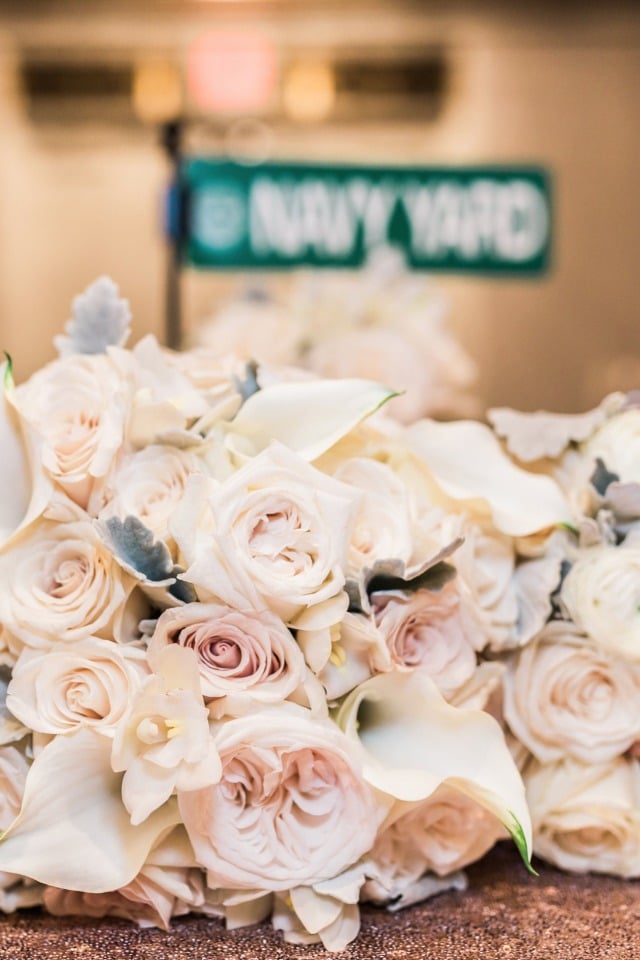 ivory wedding flowers