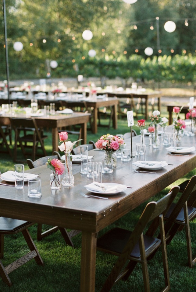Elegant and chic outdoor wedding