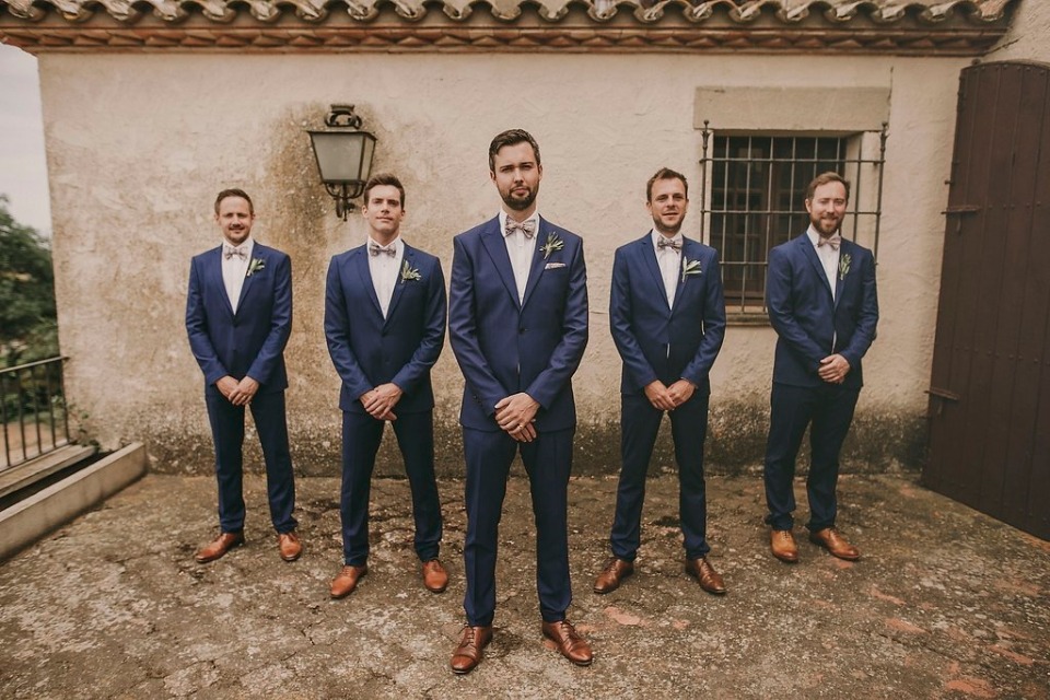 Matching groomsmen