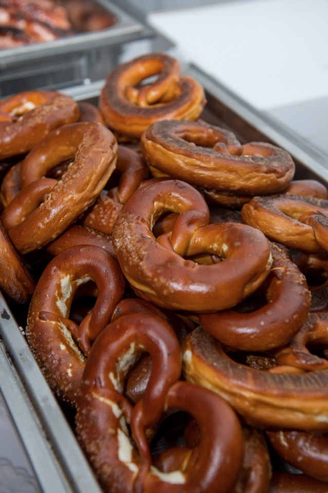German giant pretzels