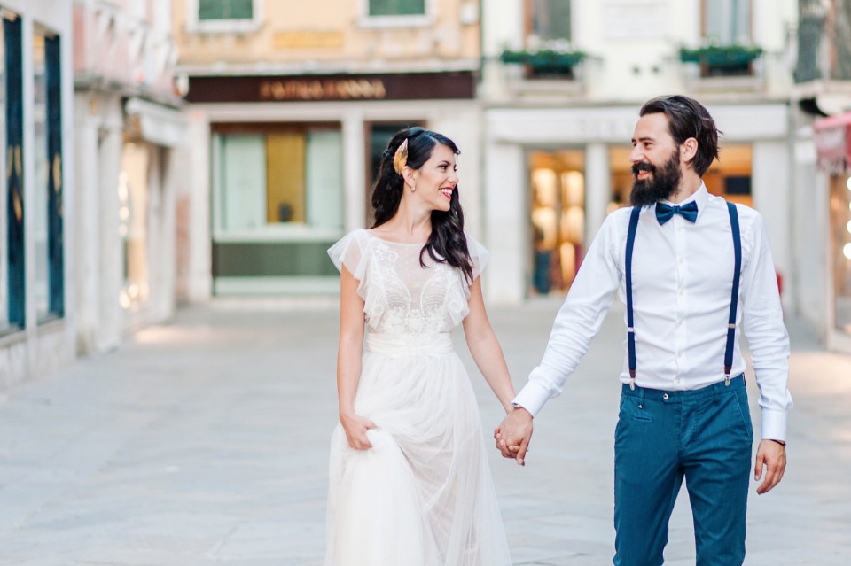 elopement in Venice Italy