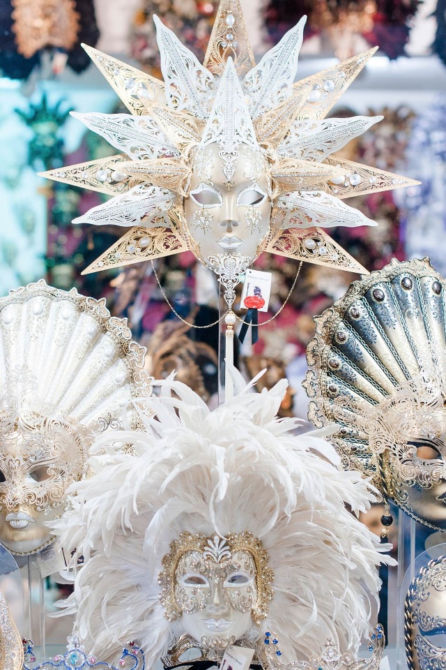 Carnival masks in Venice Italy