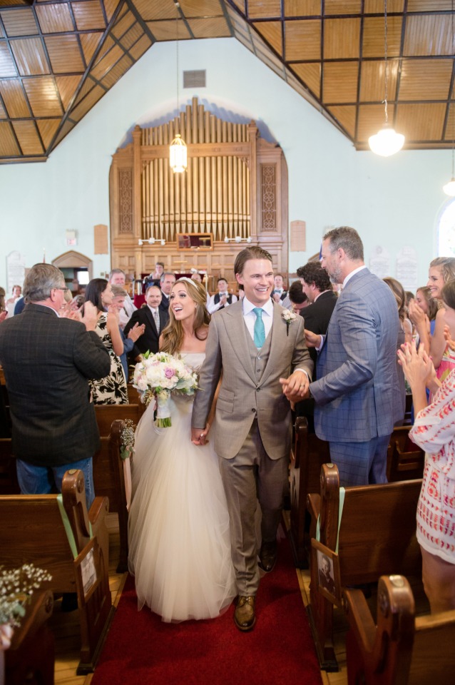 just married newlyweds