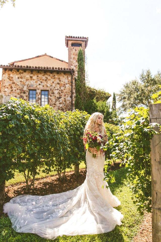 romantic vineyard wedding photo ideas