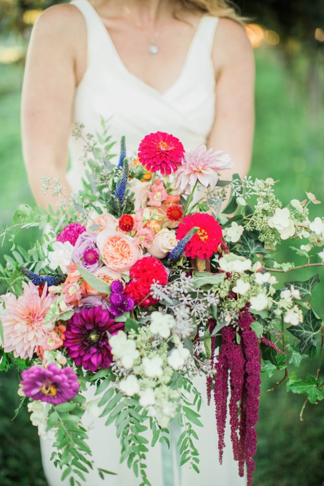 Giant floral bouquet