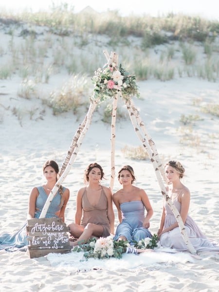 Elegant and Rustic Beachy Boho Wedding Ideas Inspired By The Sea