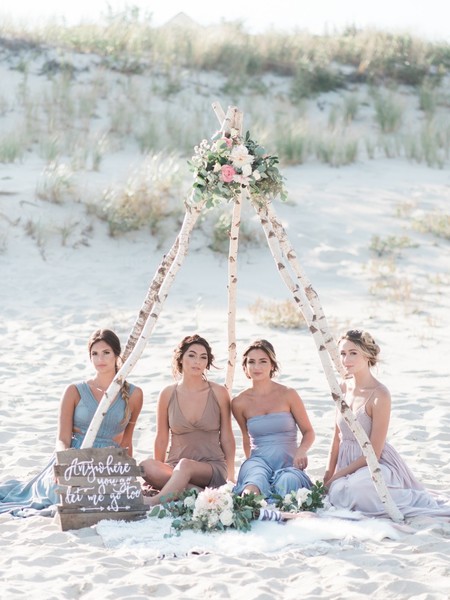 Elegant and Rustic Beachy Boho Wedding Ideas Inspired By The Sea