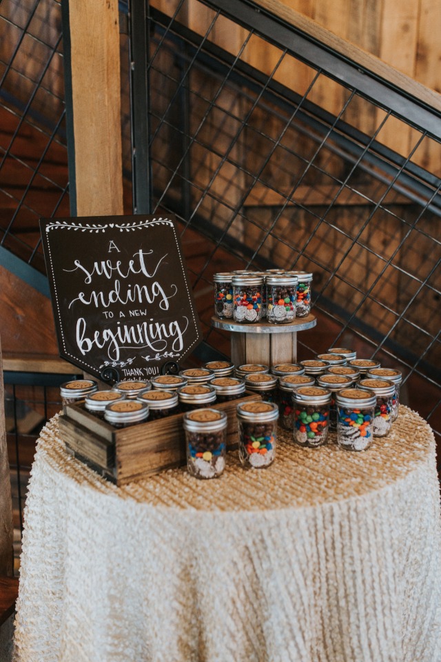 sweets for the road wedding favor