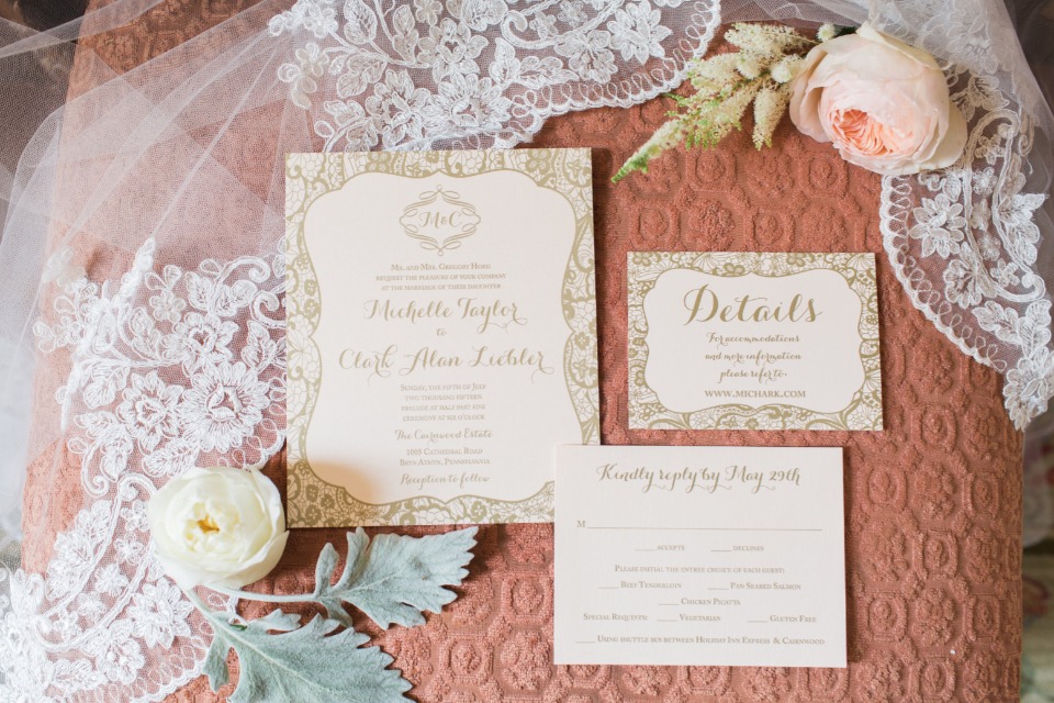 Wedding invitation suite