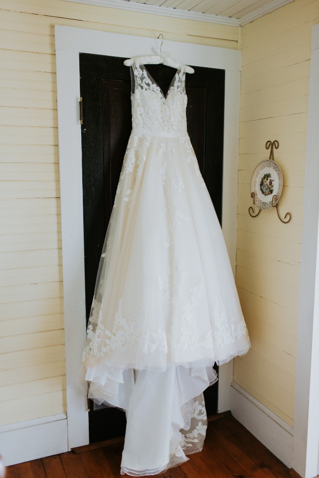 wedding dress from Chantilly Lace Bridal