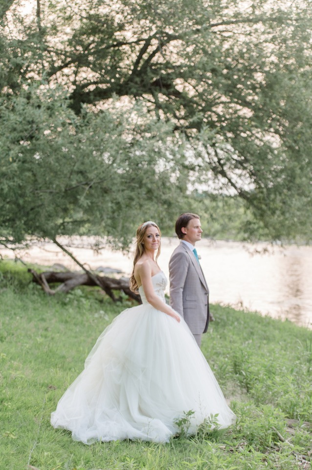 Bride and Groom at the proposal spot