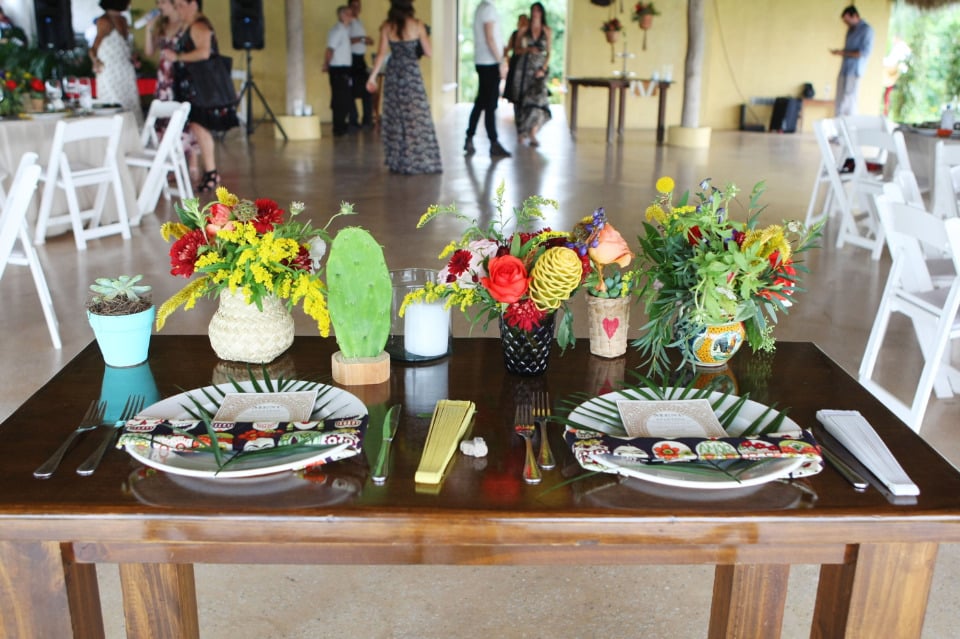 colorful sweetheart table ideas