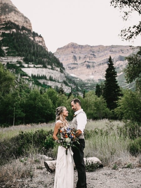 This Geode Boho Mountain Wedding Will Totally Rock Your Socks Off