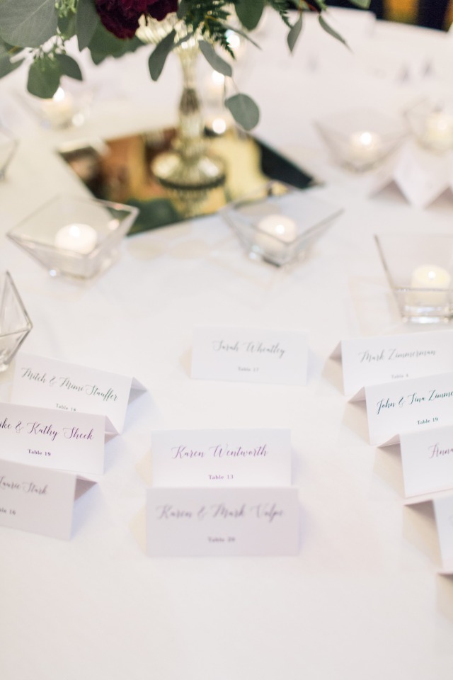 escort card table
