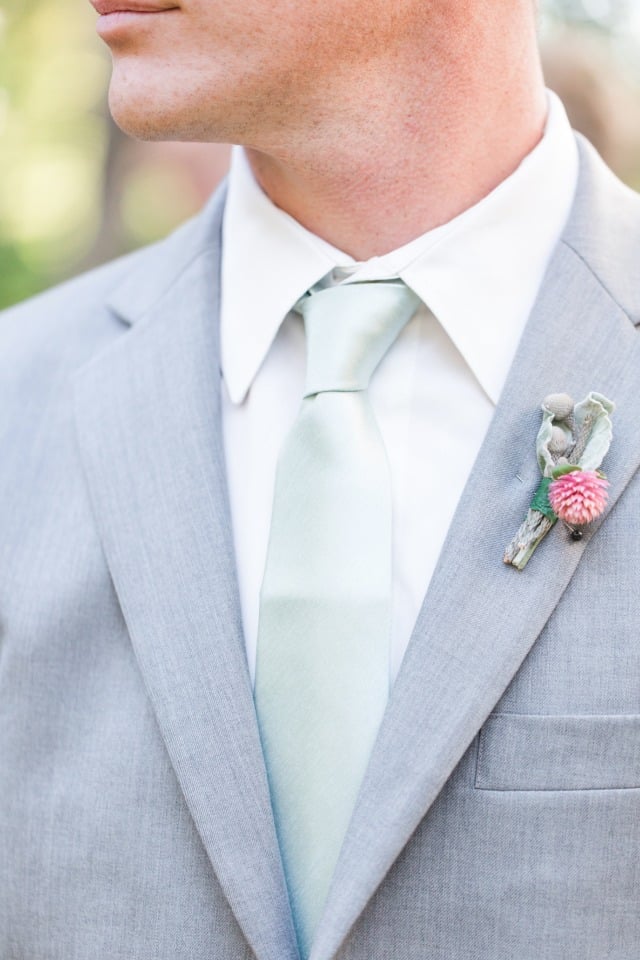mint and grey groomsmen style