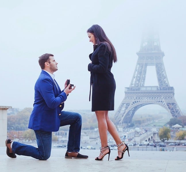 Winter Wedding Proposals And Pretty Engagement Rings