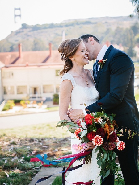 Our Heart Is In San Francisco For This Scenic Fall Themed Wedding