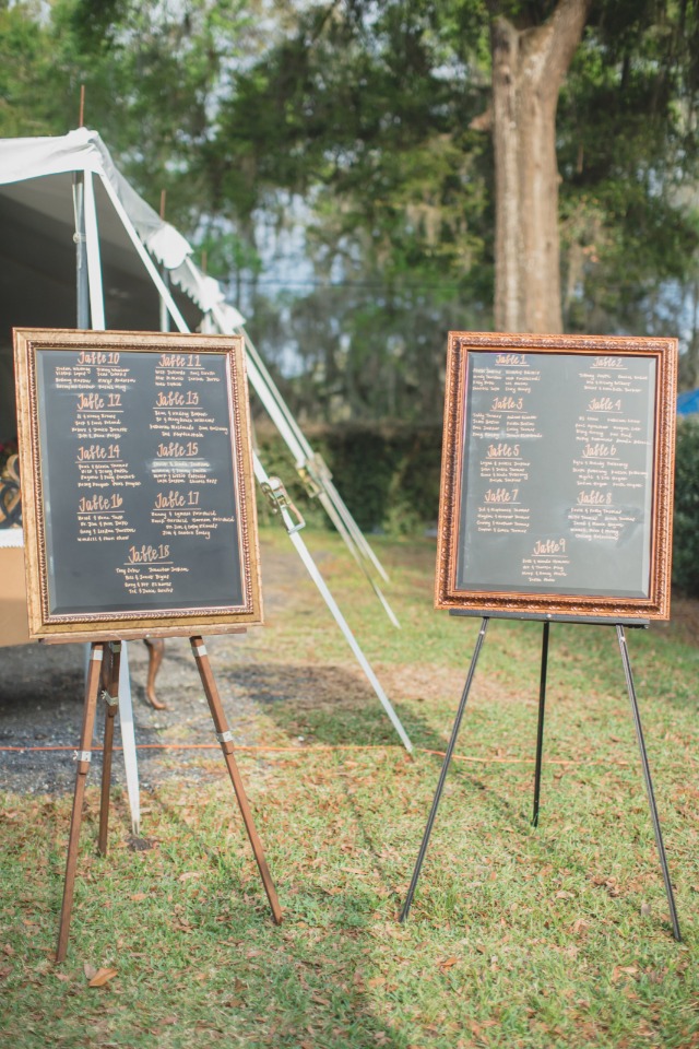 framed seating assignments