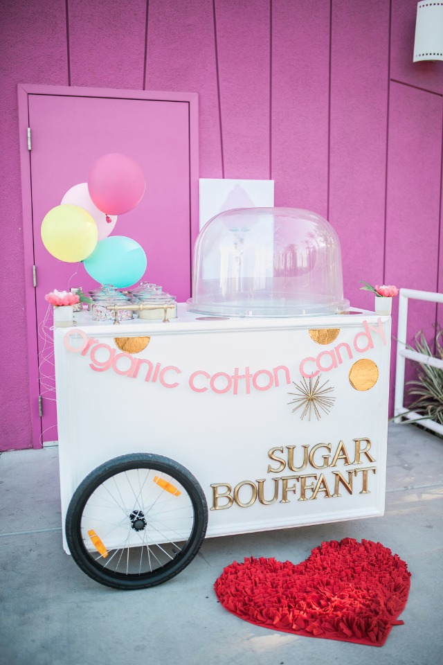 Organic cotton candy for your bridal shower