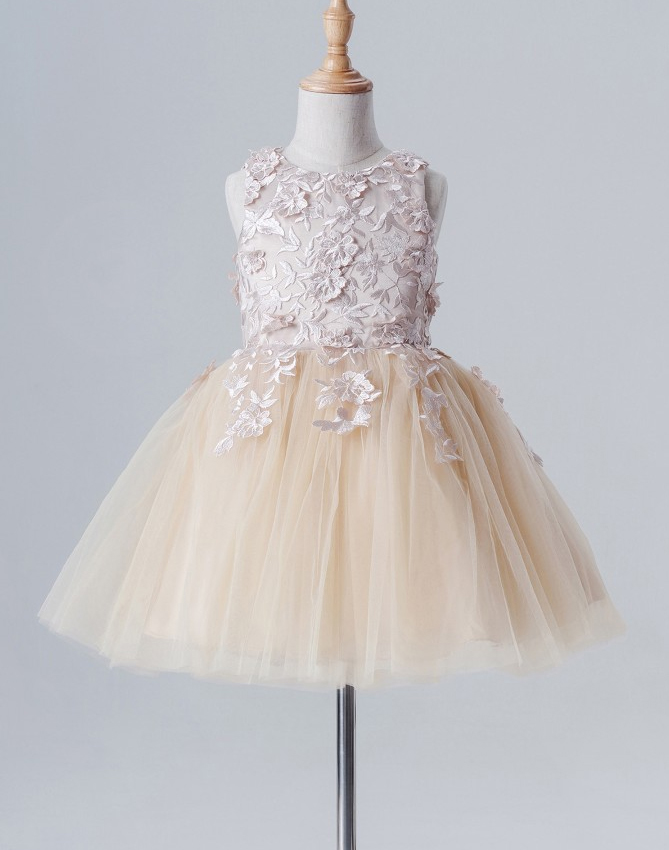 custom flower girl dress